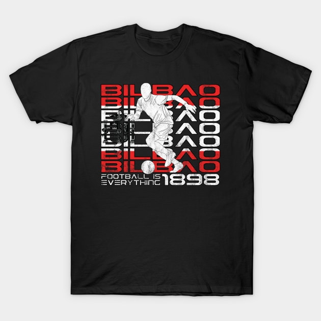 Football Is Everything - Athletic Club Bilbao Attack Retro T-Shirt by FOOTBALL IS EVERYTHING